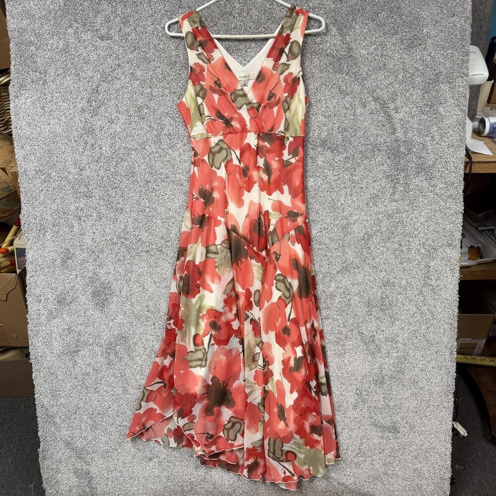 Vintage‎ Y2K Dressbarn Dress 6 Romantic Floral Garden Party Festival Fairycore